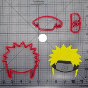 Naruto Hair 266-E221 Cookie Cutter Set