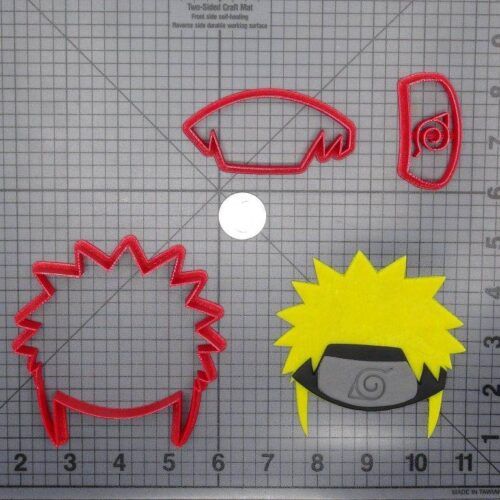 Naruto Hair 266-E221 Cookie Cutter Set