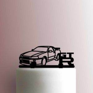 Nissan - R34 Skyline GTR Car 225-A156 Cake Topper