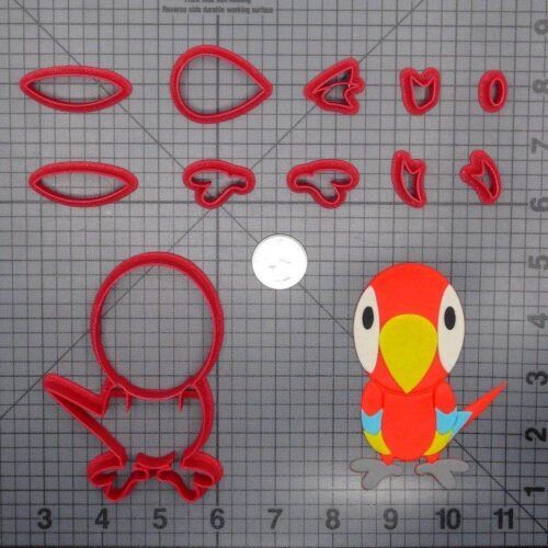 Parrot 266-D781 Cookie Cutter Set