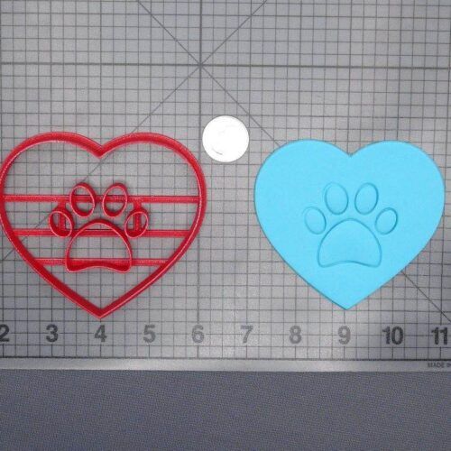Paw Heart 266-D877 Cookie Cutter