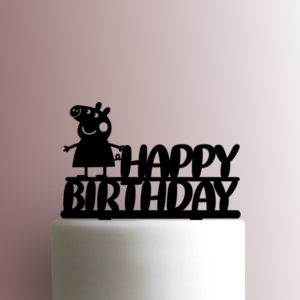 Peppa Pig Happy Birthday 225-A173 Cake Topper