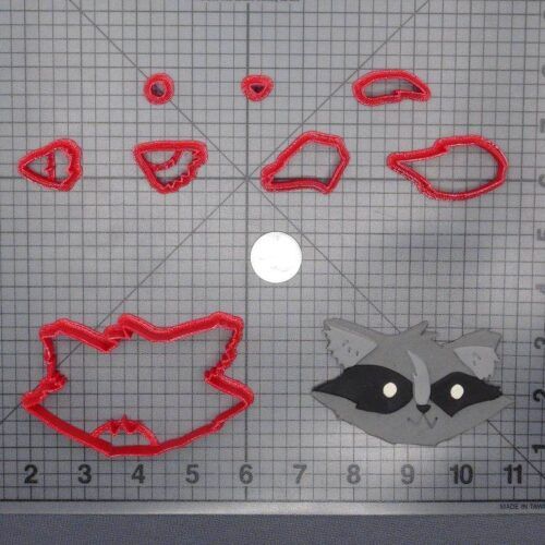Raccoon Head 266-D793 Cookie Cutter Set