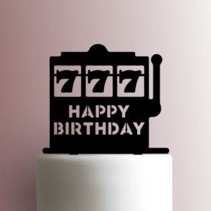 Slot Machine Happy Birthday 225-A231 Cake Topper