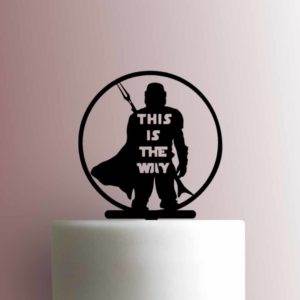 Star Wars Mandalorian - This is the Way 225-A122 Cake Topper