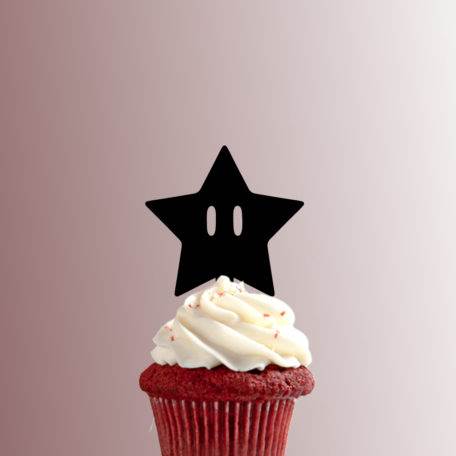 Super Mario - Star 228-302 Cupcake Topper