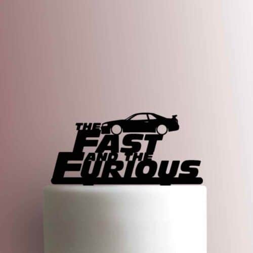 The Fast and the Furious Logo 225-A158 Cake Topper