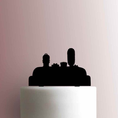 The Simpson Family on Couch 225-A275 Cake Topper