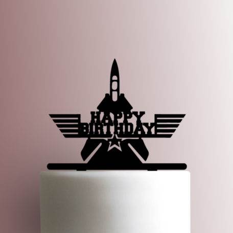 Top Gun Happy Birthday 225-A232 Cake Topper