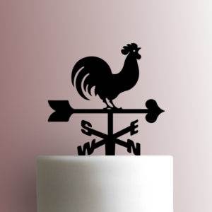 Weather Vane Rooster 225-A191 Cake Topper