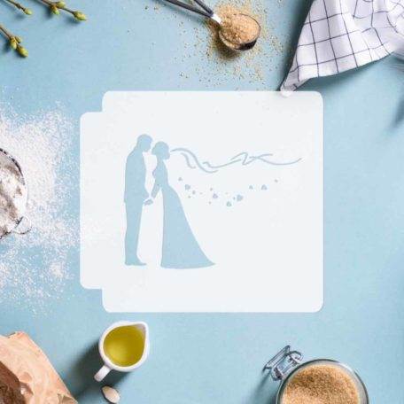 Wedding Couple 783-C673 Stencil