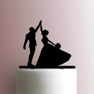 Wedding Dancing Couple 225-A249 Cake Topper