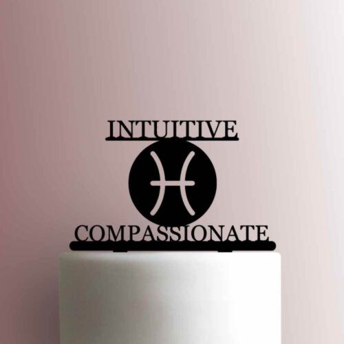 Zodiac - Pisces Characteristics 225-A136 Cake Topper