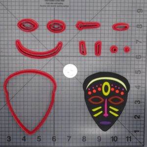 African Mask 266-D879 Cookie Cutter Set