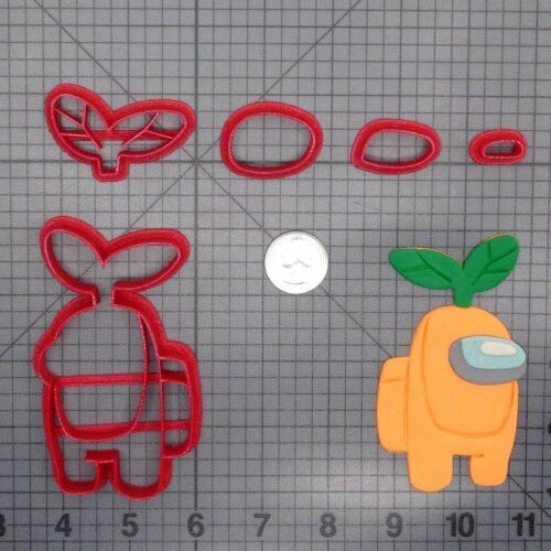 Among Us - Crewmate Leaf 266-E806 Cookie Cutter Set