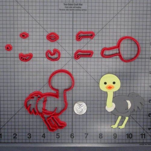 Bird - Ostrich Body 266-D817 Cookie Cutter Set