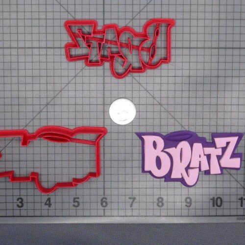 Bratz Logo 266-E279 Cookie Cutter Set