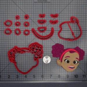 Butterbeans Cafe - Dazzle Head 266-E513 Cookie Cutter Set