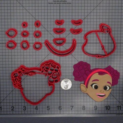 Butterbeans Cafe - Dazzle Head 266-E513 Cookie Cutter Set