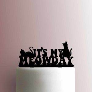 Cat - Its My Meowday 225-A319 Cake Topper