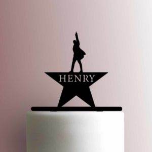 Custom Hamilton Star Name 225-A317 Cake Topper