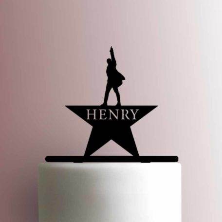 Custom Hamilton Star Name 225-A317 Cake Topper