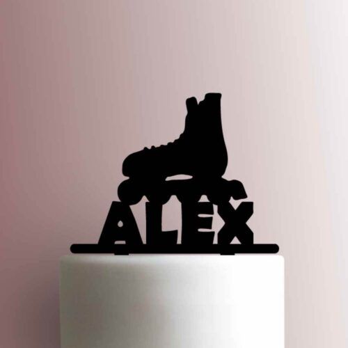 Custom Roller Blade Name 225-A295 Cake Topper