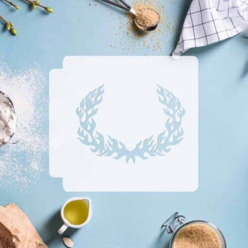 Flame Wreath 783-C901 Stencil