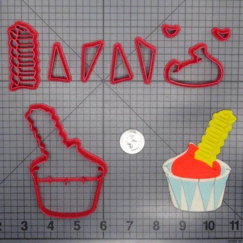 French Fry and Ketchup 266-D988 Cookie Cutter Set