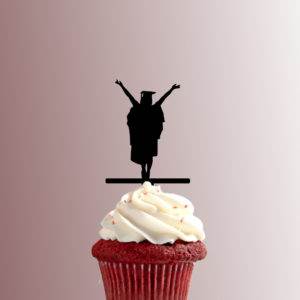 Graduation Girl 228-337 Cupcake Topper