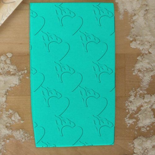 Heart Flame 765-545 Rolling Pin