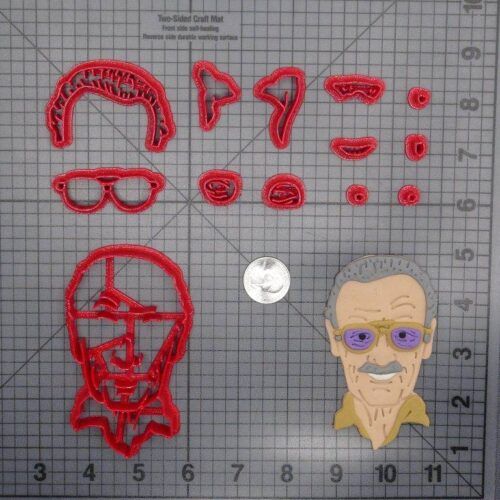 Marvel - Stan Lee Head 266-D930 Cookie Cutter Set