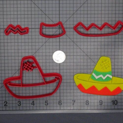 Sombrero Hat 266-E104 Cookie Cutter Set