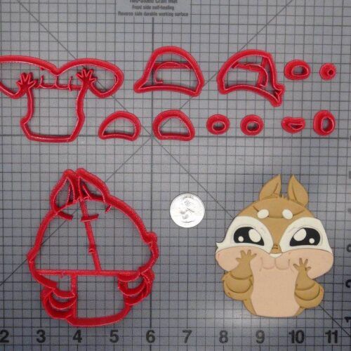 Squirrel 266-E006 Cookie Cutter Set