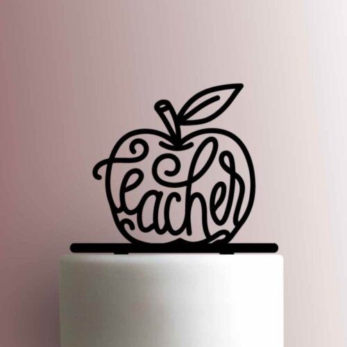 Teacher Apple 225-A119 Cake Topper