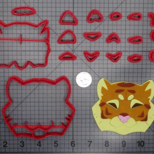 Tiger Head 266-E034 Cookie Cutter Set