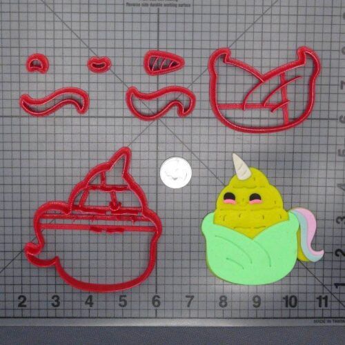 Unicorn Corn 266-E022 Cookie Cutter Set