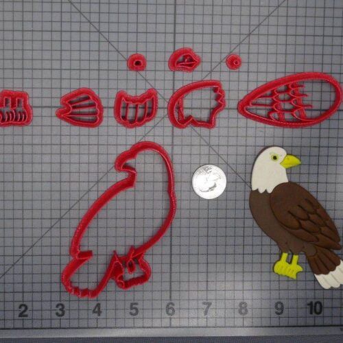 Bald Eagle Bird 266-E188 Cookie Cutter Set