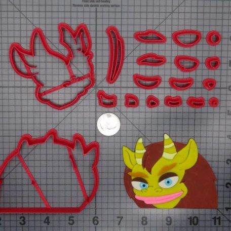 Big Mouth - Connie Hormone Monster Head 266-E594 Cookie Cutter Set