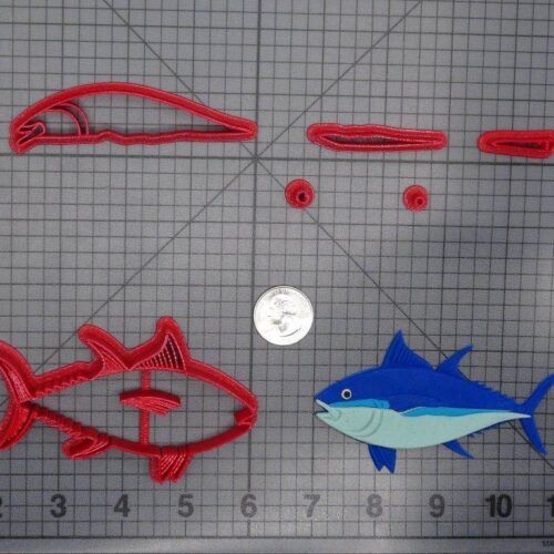 Bluefin Tuna Fish 266-E190 Cookie Cutter Set