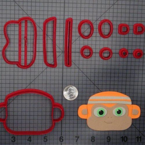Chico Bon Bon Head 266-E665 Cookie Cutter Set