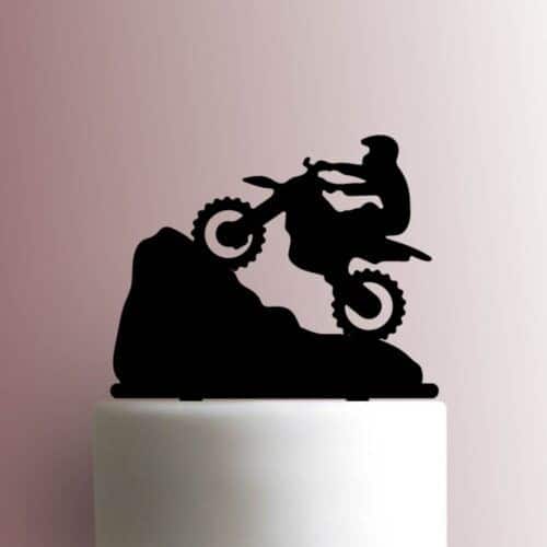 Dirt Bike Rider 225-A321 Cake Topper