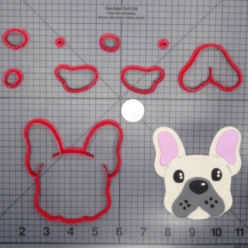 Dog - French Bulldog Head 266-D780 Cookie Cutter Set