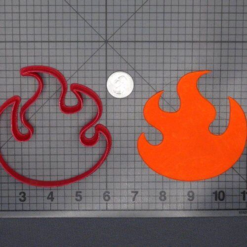 Flame 266-E091 Cookie Cutter Silhouette