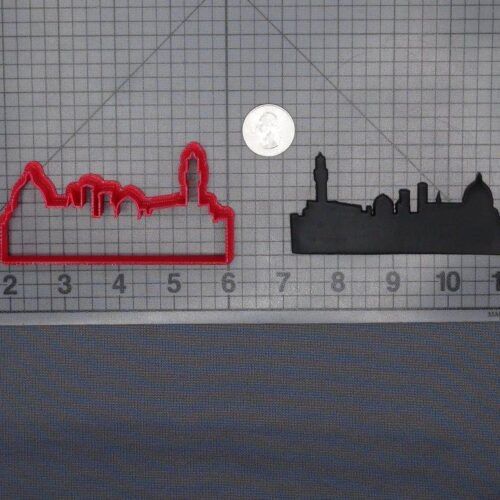 Florence Italy Skyline 266-E377 Cookie Cutter Silhouette