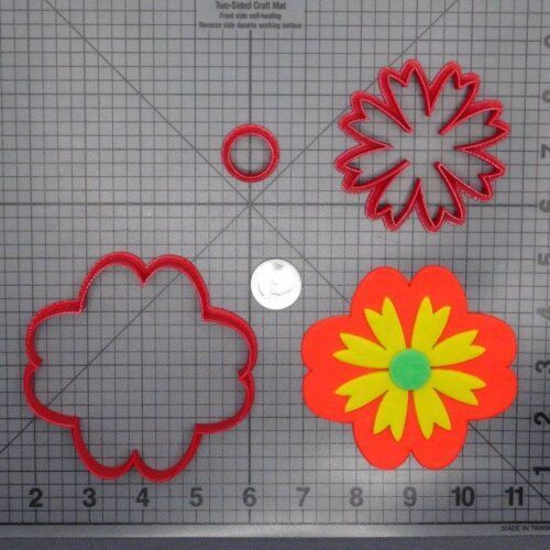 Flower 266-E007 Cookie Cutter Set