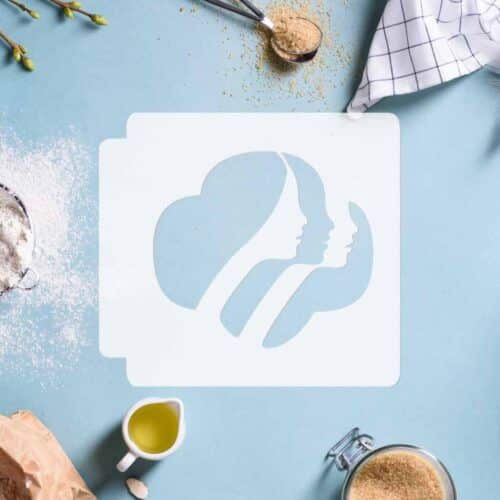 Girl Scout Logo 783-D002 Stencil