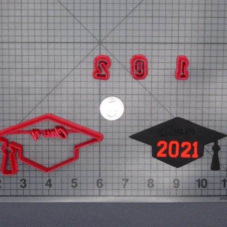 Graduation Cap Class of 2021 266-E776 Cookie Cutter Set