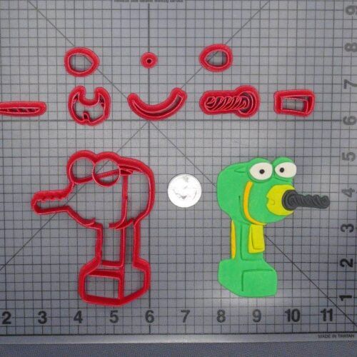 Handy Manny - Spinner Power Drill 266-E453 Cookie Cutter Set