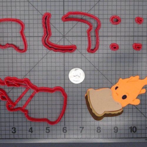 Lilo and Stitch - Pudge Fish 266-E730 Cookie Cutter Set